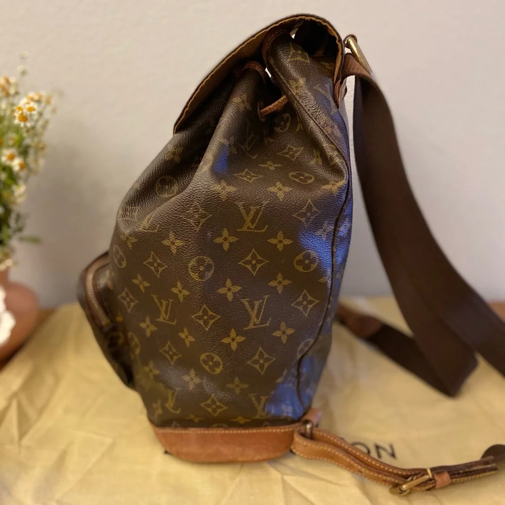 ♥️ LOUIS VUITTON Montsouris GM Backpack 💯 AUTH - Picture 6 of 16